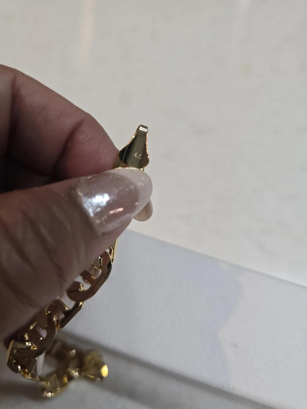 Gold Mariner  Link Chain Bracelet